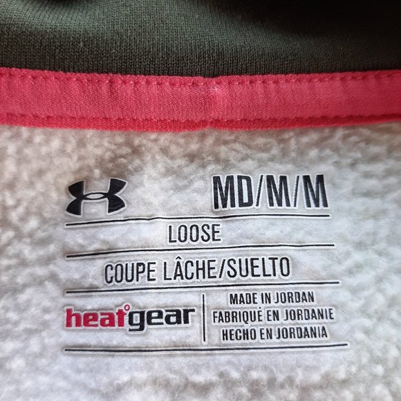 Under Armour Women's loose Camouflage fleece full-zip hoodie jacket Size M - Picture 4 of 8